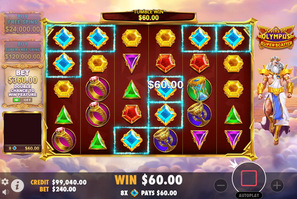 Gates of Olympus Super Scatter demo